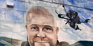 У Києві скандально відома художниця намалювала мурал, який було заборонено у Рівному