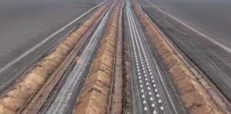 Силами ДССТ зведено вже тисячі кілометрів фортифікаційних споруд: Шмигаль показав оборонні укріплення у Запорізькій області