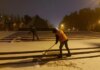 У Києві засніжило: на вулиці вийшла спецтехніка і комунальники