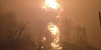 У Тамбовській області спалахнула нафтобаза після ударів безпілотників