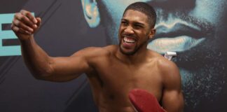 З логотипом спецпідрозділу ГУР: Ентоні Джошуа сфотографувався з прапором України (фото)