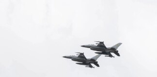 Епічні кадри: у Повітряних силах показали, як пілот F-16 знищує ворожий шахед