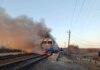 Ворожий БпЛА атакував пасажирський потяг на Сумщині, пасажирів евакуювали