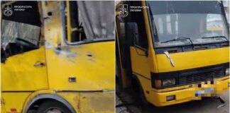 Російський дрон атакував маршрутку в Херсоні – 7 постраждалих