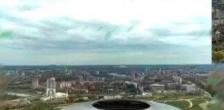 Донецьк як на долоні: українські дронарі показали, як нині виглядає «Донбас Арена» (відео)
