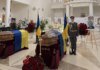 Прах лідера ОУН Андрія Мельника та його дружини привезли до Києва для вшанування