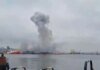 У румунському порту Констанца вибухнув морський дрон: влада оголосила найвищий рівень тривоги (відео)