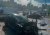 Чотири людини загинули, ще троє отримали поранення: з'явилось відео моменту моторошної ДТП у Києві