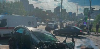 Чотири людини загинули, ще троє отримали поранення: з'явилось відео моменту моторошної ДТП у Києві