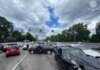 У Києві сталася масштабна ДТП, ускладнено рух на вулиці Теліги