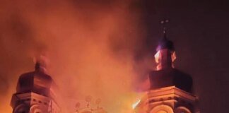 росія атакувала Успенський собор Києво-Печерської лаври під час обстрілу – ПЦУ оприлюднила фото