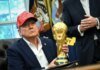 Трамп оголосив, чи вручатиме він особисто трофей переможцю Чемпіонату світу 2026