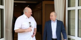 Лукашенко раптово зустрівся з Путіним після вимог не втягувати Білорусь у війну