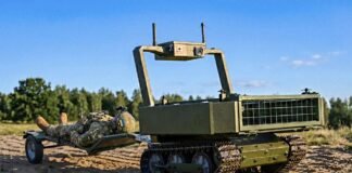 ЗСУ отримали новий наземний дрон Vepr для евакуації поранених (фото)
