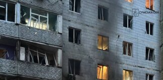 Ворог ударив безпілотником по житловому сектору Сум: пошкоджено багатоповерхівку, двоє постраждалих