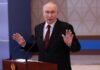 Путін планує ще три роки війни та шукає кошти, – The Moscow Times
