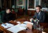 Зеленський після наради зі Свириденко заслухав доповідь Корецького
