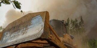 У Чорнобильській зоні на десятий день загасили один із осередків пожежі на 130 га