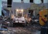 У Житомирі на місці удару РФ тривають аварійно-відновлювальні роботи