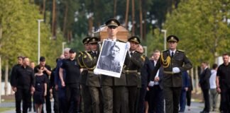 В Україні перепоховали прах Євгена Коновальця