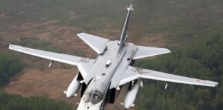 Сили оборони знищили російський Су-24М на аеродромі “Саки” в Криму, – Зеленський