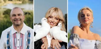 Оля Полякова з голубами, Павлік у полі. Як зірки вітали українців зі святом
