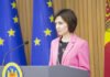 Санду підтримала зниження тарифів на транзит українського зерна через Молдову