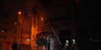У ДСНС показали перші фото наслідків нічної атаки окупантів на Київ