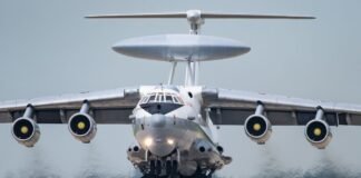 РФ злякалась українських ракет та підняла у небо майже всі літаки А-50У