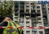 Як виглядає багатоповерхівка в Києві після удару БПЛА рф 1 вересня – фоторепортаж