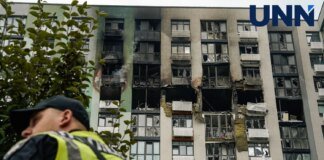 Як виглядає багатоповерхівка в Києві після удару БПЛА рф 1 вересня – фоторепортаж
