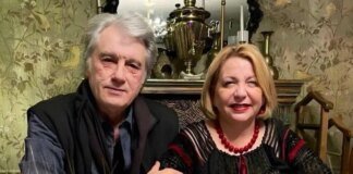 Ющенко щемливо привітав дружину з ювілеєм